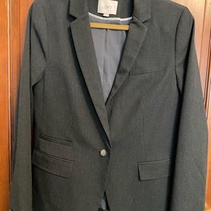 LOFT charcoal grey blazer